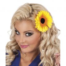 Tournesol sur pince pour cheveux