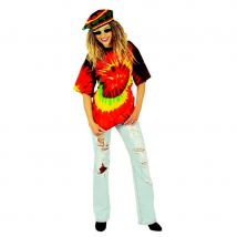 T-shirt rouge de rasta, mixte (M/L)