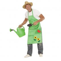 Tablier vert de jardinier (Taille unique)
