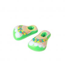 Tongs vertes gonflables de 56cm