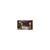 Tenture/voile prune de1.5 x 4 m (PRUNE)