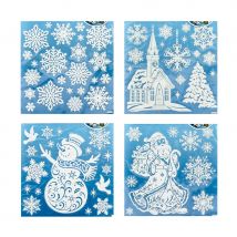 Vitrophanies motifs de Noël