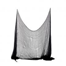 Voile noir sombre pour Halloween (75 x 300 cm)