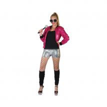 Veste rose à paillettes pour femme adulte (Taille unique)