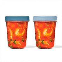 OXO Good Grips Pack of 2 Twist & Stack 900ml Containers