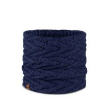 Buff Caryn Midnight Dark Blue Knitted & Fleece Neckwarmer