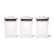 OXO Good Grips POP Round 3-Piece Mini Canister Set