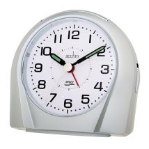 Acctim Europa Alarm Clock Silver