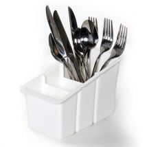 Delfinware White Plastic Cutlery Basket