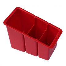 Delfinware Red Plastic Cutlery Basket