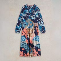White Stuff Megan Jersey Dress Navy Multi