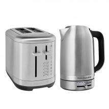 KitchenAid Breakfast Suite Stainless Steel 1.7L Kettle and 2 Slice Toaster Set