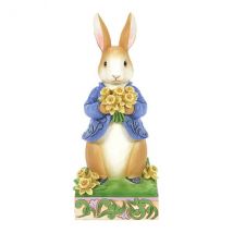 Beatrix Potter by Jim Shore Peter Rabbit Delightful Daffodils Figurine