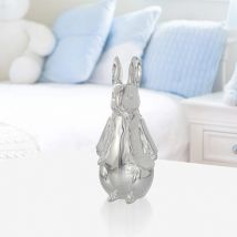 Beatrix Potter Silver Plated Peter Rabbit Sculpted Money Bank