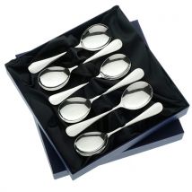 Arthur Price of England Baguette Sovereign Stainless Steel Set of 6 Fruit Spoons