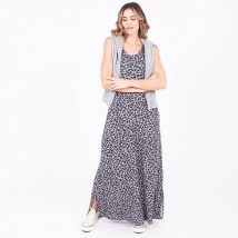 Brakeburn Leopard Spot Maxi Dress Size 16