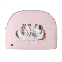 Wrendale Designs 'Lettuce Be Friends' Guinea Pig Large Cosmetic Bag