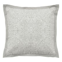 Morris & Co Pure Ceiling Embroidery Cushion 45x45cm Silver
