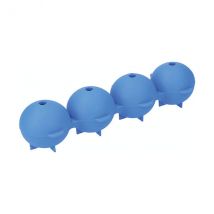 Colourworks Brights Blue Easy Pop Silicone Spherical Ice Mould