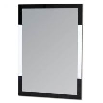 Showerdrape Hampstead Rectangular Wall Black Framed 70 x 50cm Bathroom Mirror