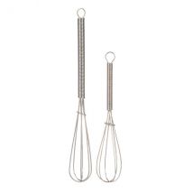 Just The Thing Pack Of 2 Stainless Steel Mini Whisks