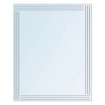 Showerdrape Kensington Wall Mounted Diamond Cut 60 x 45cm Bathroom Mirror
