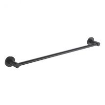 Showerdrape Modernity Black Stainless Steel Wall Mounted 50cm Towel Rail
