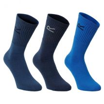 Regatta Mens 3 Pack Sports Socks Navy Marl Size 7-11