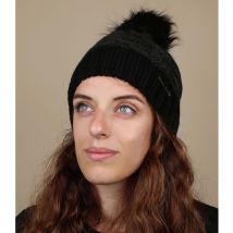 Pipolaki - Bonnet "Inari Noir" Pour Femme - Taille Unique - Headict