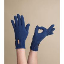 Barts - Gants "Fine Knitted Gloves Navy" Pour Homme - Bleu Marine - Taille S - Headict