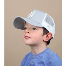 New Era - Casquette Trucker "Kids NY League Ess 940 Grey" Pour Enfant - Gris - Taille C - Headict
