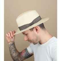 Stetson - Chapeau Fedora Panama Natural Pour Homme - Beige - Taille S - Headict