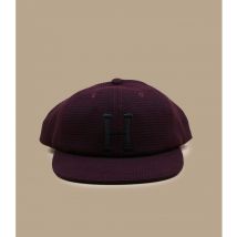 Huf - Casquette "Classic H Houndstooth Bloodstone" Pour Homme - Bordeaux - Taille Unique - Headict