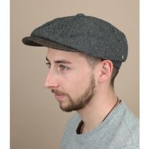 Brixton - Béret "Brood Baggy Grey Brown" Pour Homme - Gris - Taille S - Headict