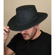 Herman Headwear - Chapeau "Australian Black" Pour Homme - Noir - Taille L - Headict