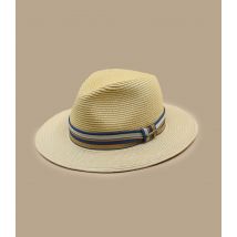 Stetson - Chapeau Traveller Toyo Beige Pour Homme - Taille M - Headict