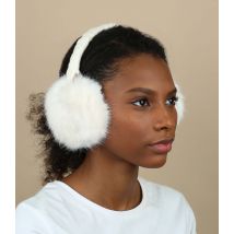 Barts - Caches-oreilles "Fur Earmuffs White" Pour Femme - Blanc - Taille Unique - Headict