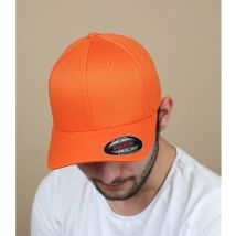 Flexfit - Casquette Orange Flexfit Pour Homme - Taille S-M - Headict