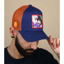 Capslab - Casquette Trucker "Dragon Ball Goku" Pour Homme - Bleu Marine - Taille Unique - Headict