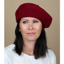Héritage Par Laulhère - Béret Paris Bordeaux Pour Femme - Rouge - Taille Unique - Headict