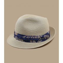 Herman Headwear - Chapeau "Newman Exotic Blue" Pour Homme - Beige - Taille XL - Headict