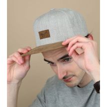 Reell - Casquette "Suede Cap Heather Light Grey" Pour Homme - Gris - Taille Unique - Headict