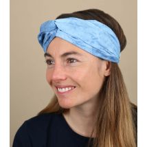Barts - Bandeau "Twinzer Headband Denim" Pour Femme - Bleu - Taille Unique - Headict