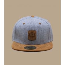 Winter Is Here - Casquette Snapback "King Of The North Grey Brown" Pour Homme - Gris - Taille Unique - Headict