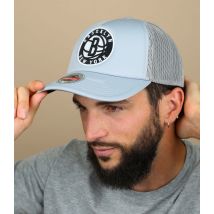 Mitchell & Ness - Casquette Trucker "Keep On Truckin Nets" Pour Homme - Gris - Taille Unique - Headict