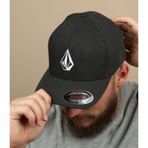 Volcom - Casquette "Full Stone Flexfit Heather Charcoal" Pour Homme - Gris - Taille S-M - Headict