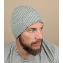Headict - Bonnet "Engineered Knit Ribbed Beanie Light Grey" Pour Homme - Gris - Taille Unique - Headict