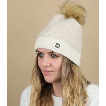 Pipolaki - Bonnet "Blanche Natural" Pour Femme - Beige - Taille Unique - Headict