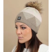 Pipolaki - Bonnet "Maresca Taupe" Pour Femme - Beige - Taille Unique - Headict