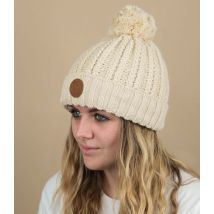 Cabaïa - Bonnet "Moscow Mule Cream" Pour Femme - Beige - Taille Unique - Headict